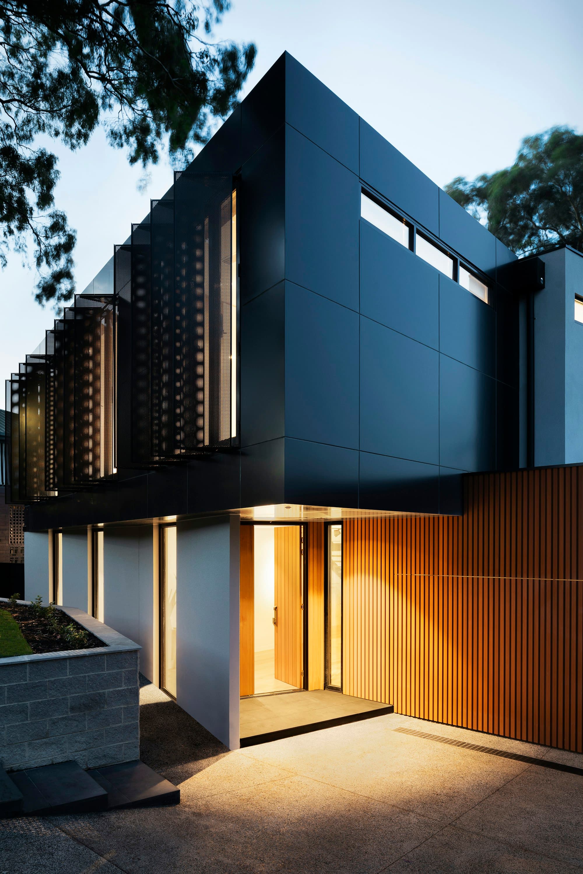 Architectural detail of a Central Florida residence